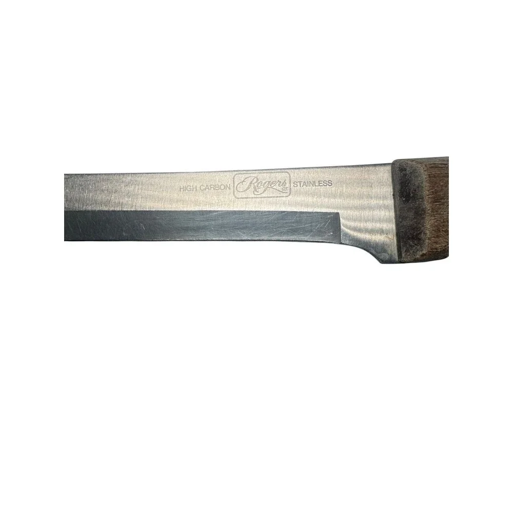 Rogers High Carbon Stainless Steel Carver Knife 7.5